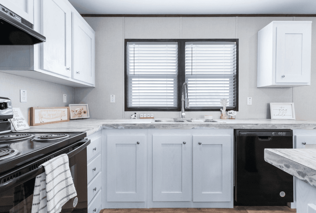 The nassau doublewide kitchen home features