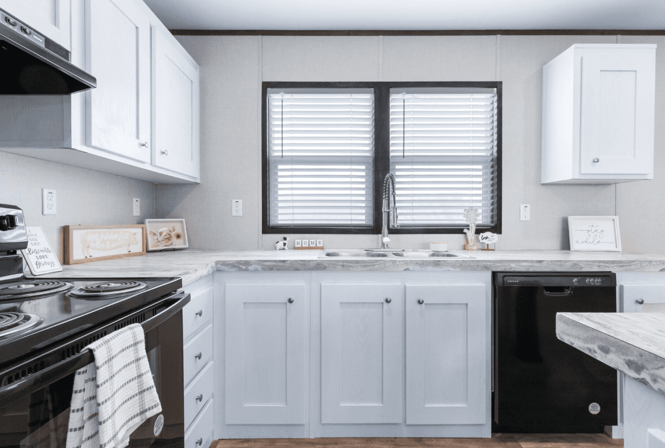 The nassau doublewide kitchen home features