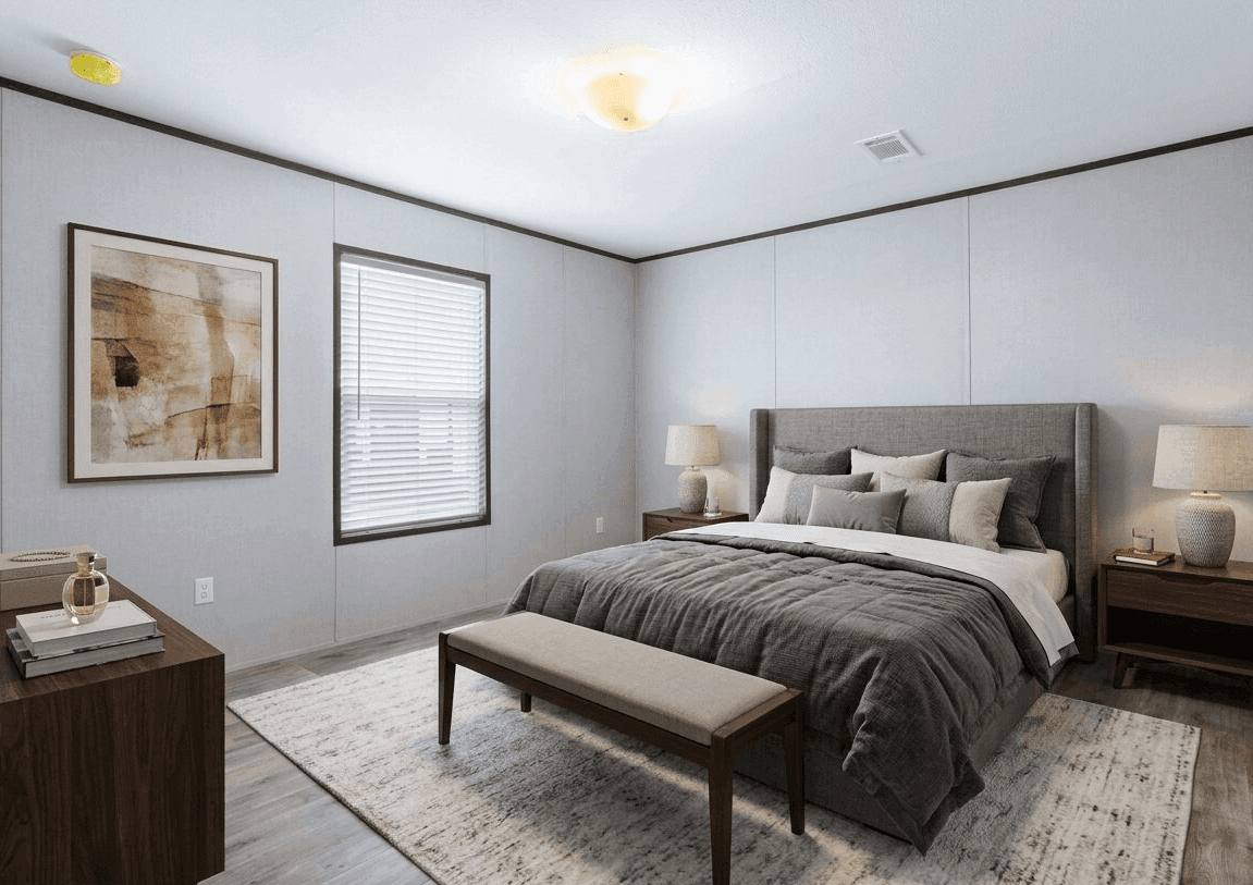 The nassau doublewide bedroom home features