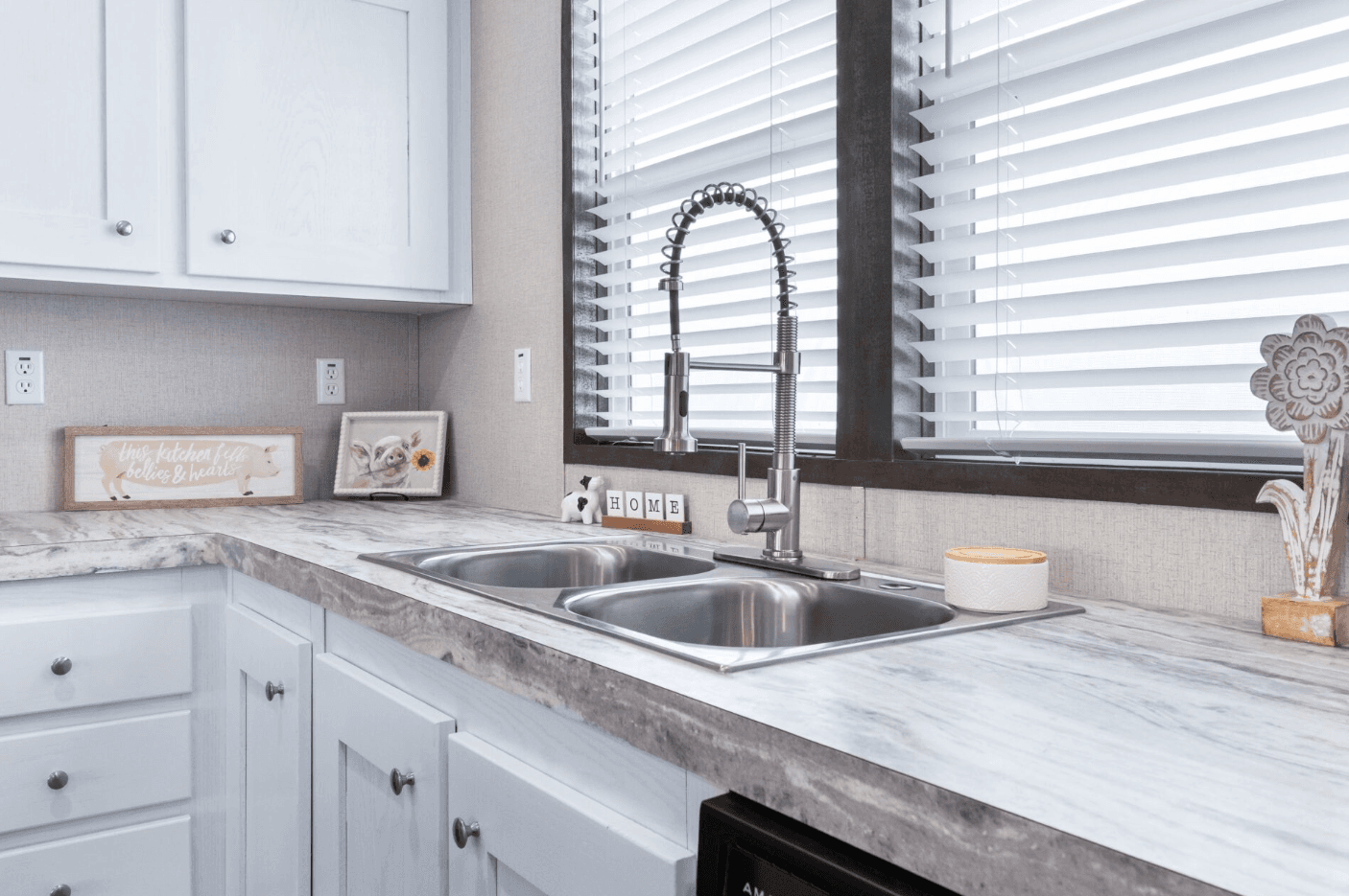 The nassau doublewide kitchen home features
