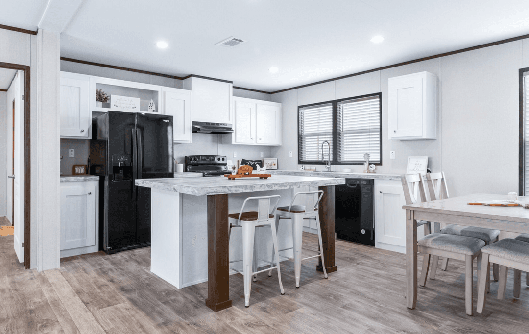 The nassau doublewide kitchen home features
