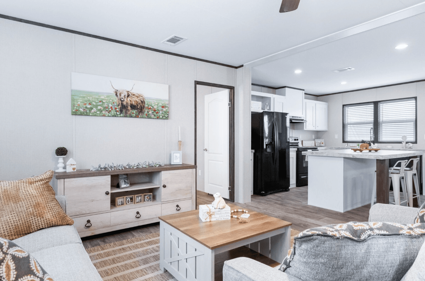 The nassau doublewide interior home features