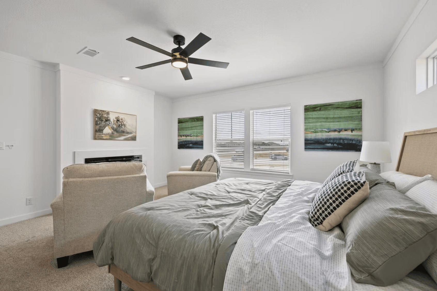 Luxe haven bedroom home features