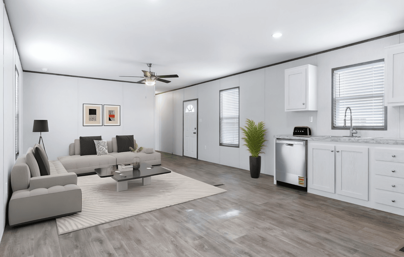 Tropic singlewide interior home features