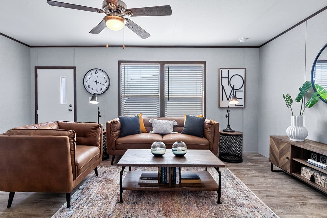 The nassau 28x48 interior home features