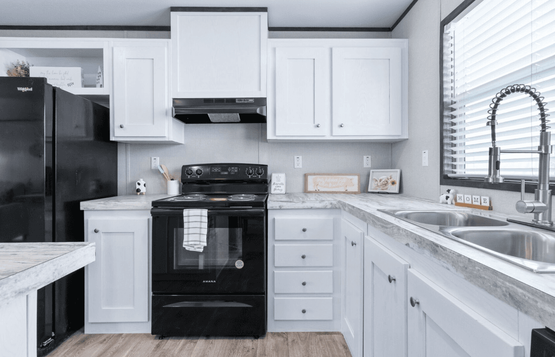 The nassau doublewide kitchen home features