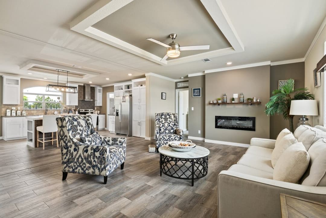 El rancho interior home features