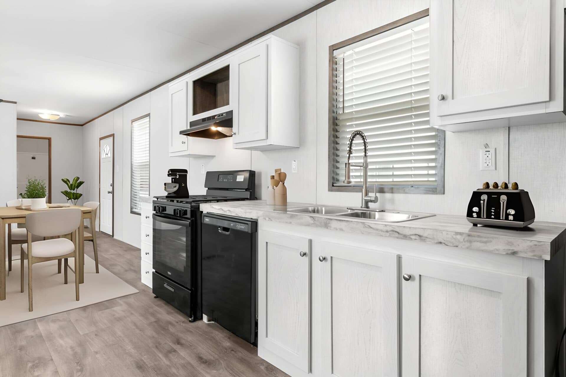 Molly 16x60 kitchen home features