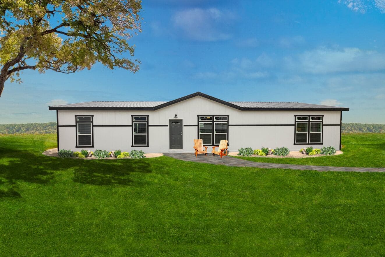 El rancho elevation and exterior home features