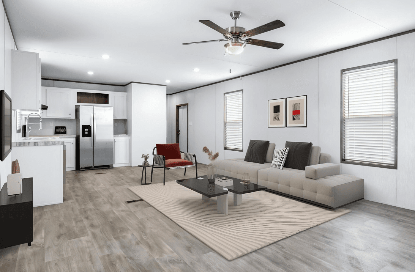 Tropic singlewide interior home features