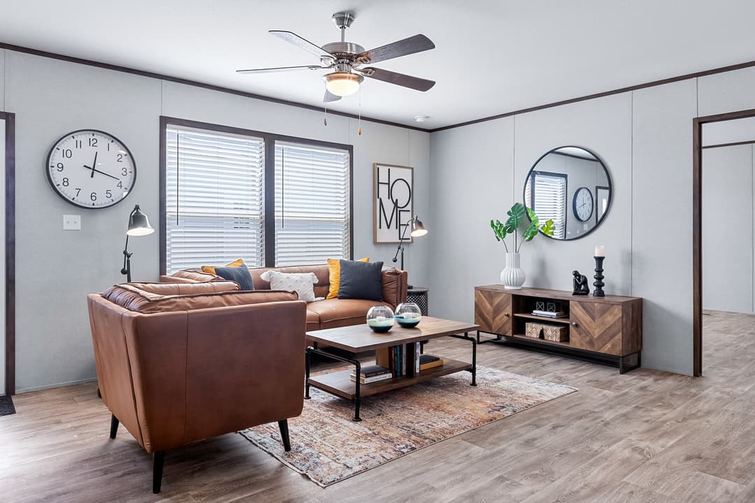 The nassau 28x48 interior home features