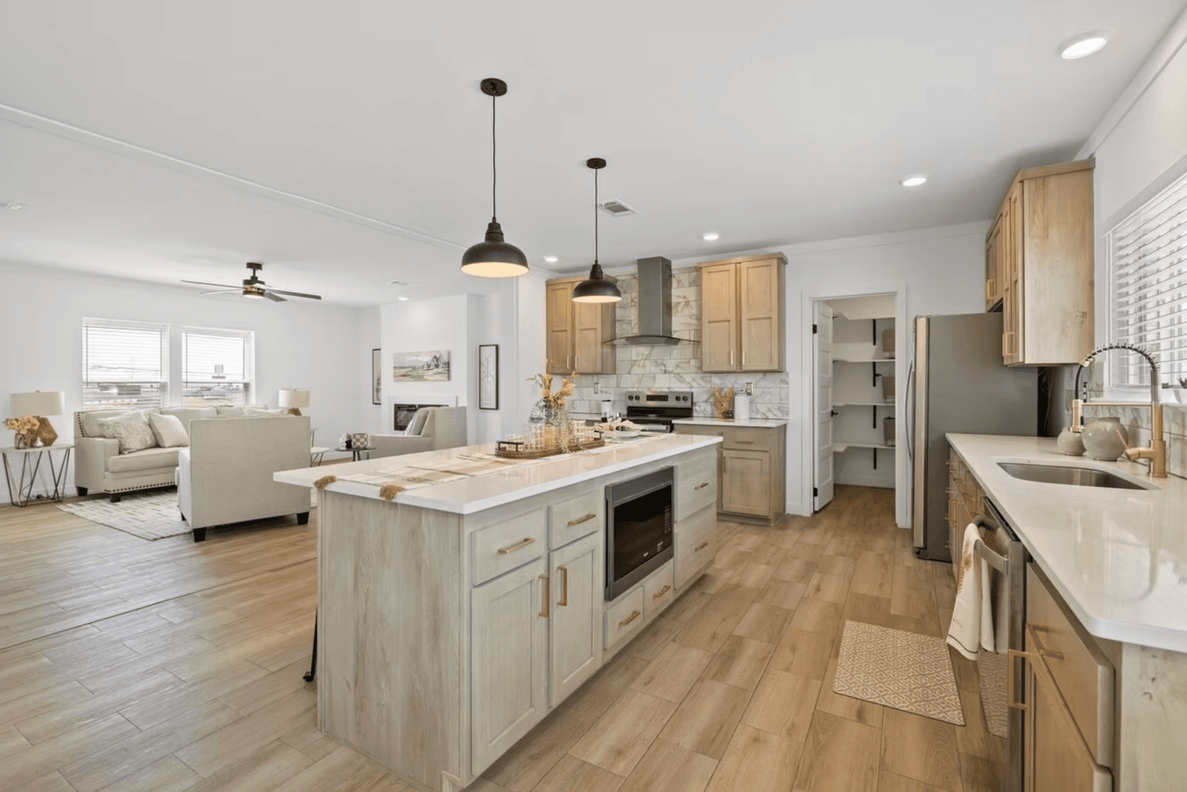 Luxe haven kitchen home features