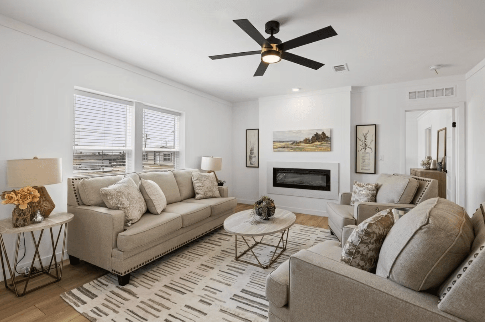 Luxe haven interior home features