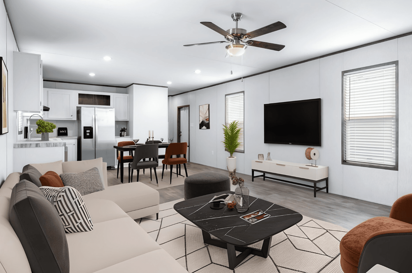 Tropic singlewide interior home features