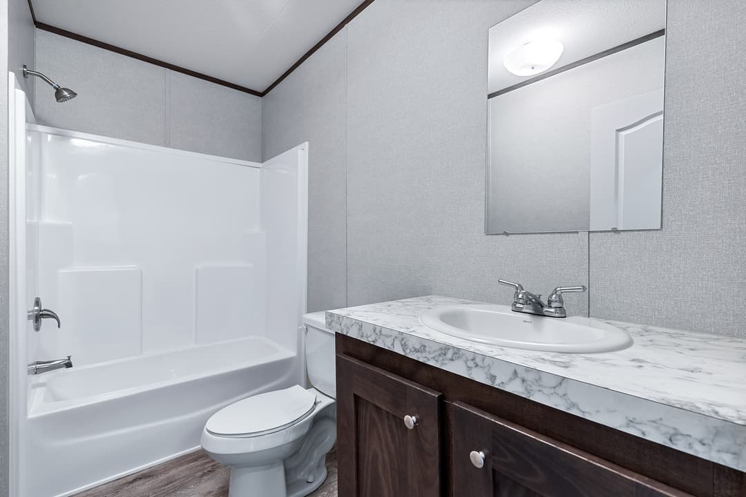 The nassau 28x48 bathroom home features