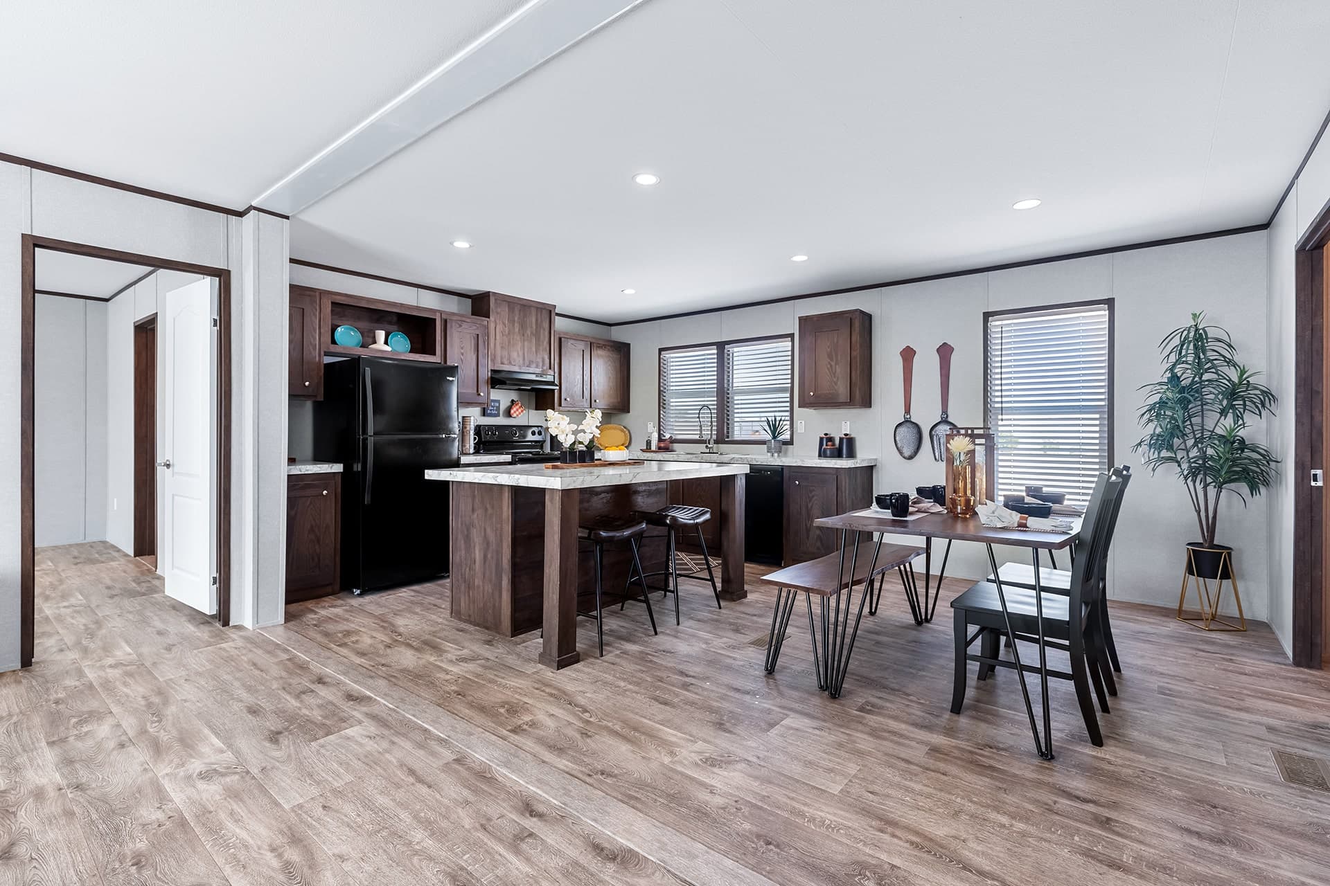 The nassau 28x48 interior home features